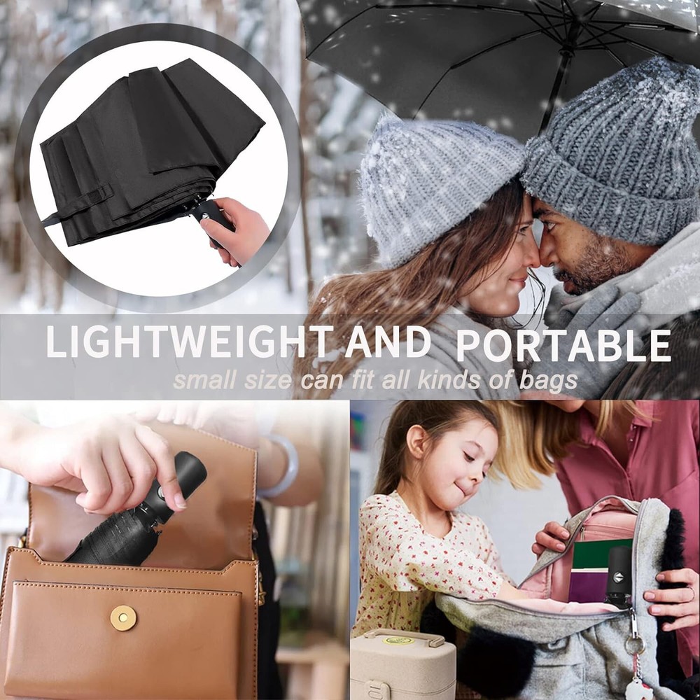 BEST UMBRELLA COLLAPSIBLE WINDPROOF FOLDABLE HEAVY DUTY FOLDING LARGE PORTABLE