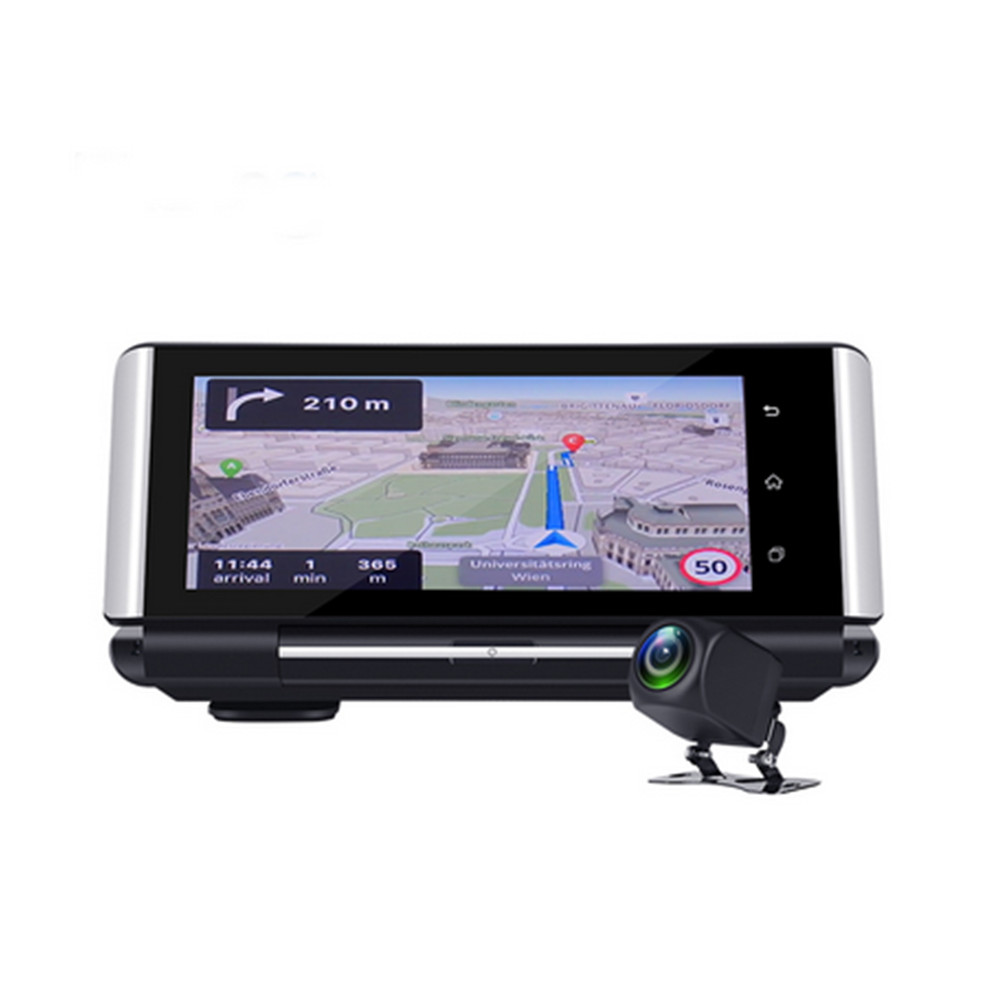 Car Dash Cam HD DVR Front Dual Lens Video Recorder Camera G-Sensor Touch Screen
