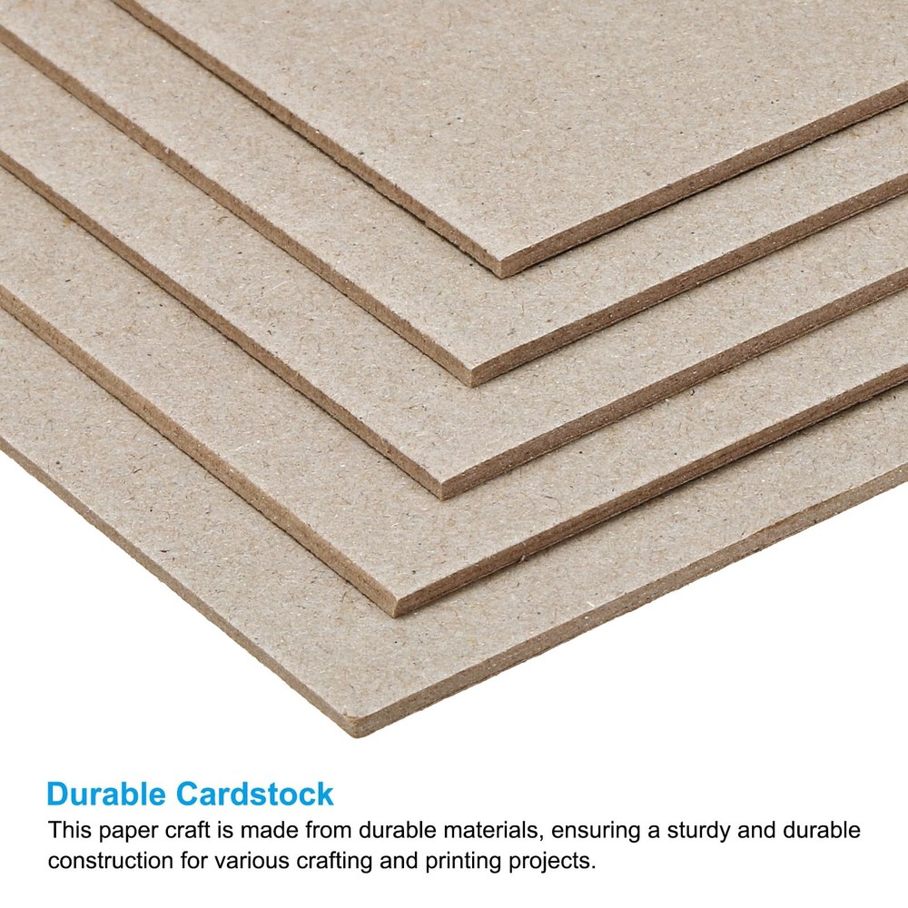 7x5x0.08" Chipboard Sheets, 10Pcs 80PT Thick Book Board Binders Board Sturdy ...