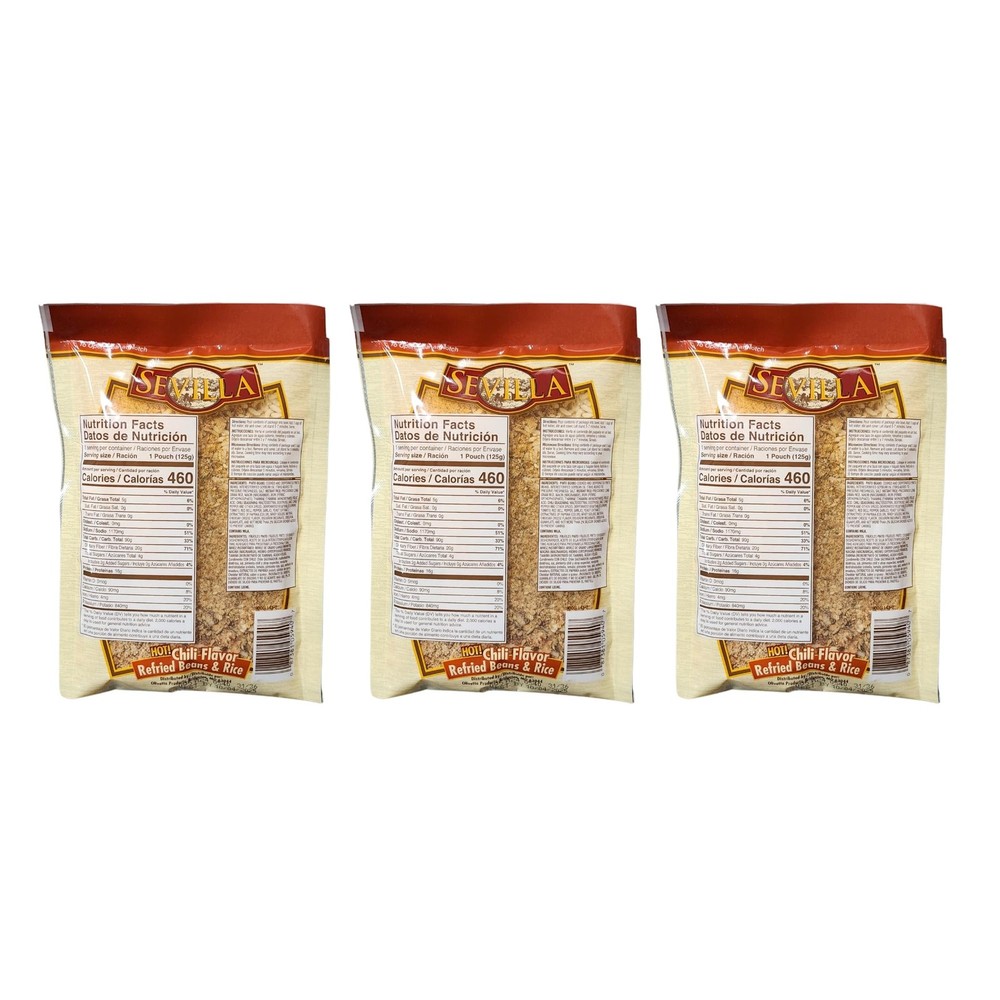 Generic refried beans 3 Pack, Hot, 1 Ounce Pack of 1