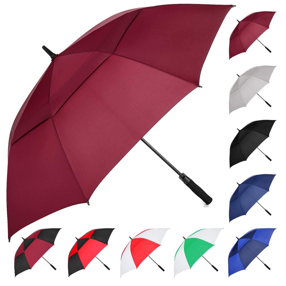 Extra Large Golf Umbrella, 54/62/68/72 Inch Automatic Open, Oversize Double C...