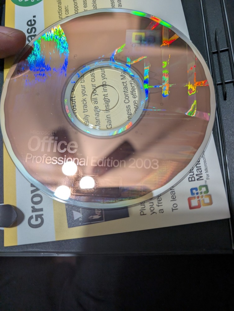 Microsoft Office Professional 2003 Box Word Excel Access with log key