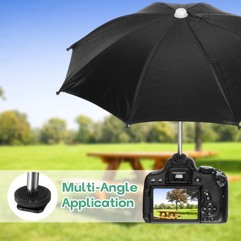 10.6" Black Camera Umbrella