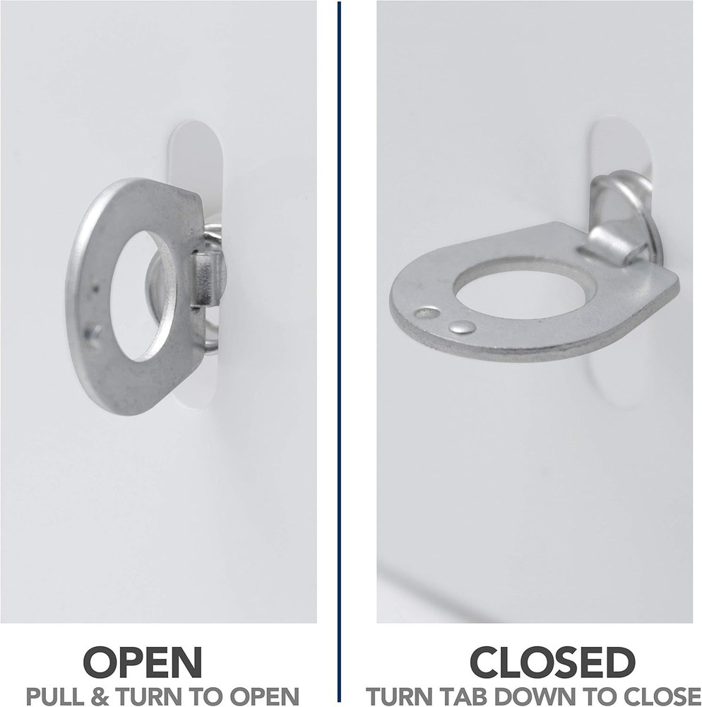 Steel Fastener RV Water Heater Latch Twist Cam Lock (2-Pack)