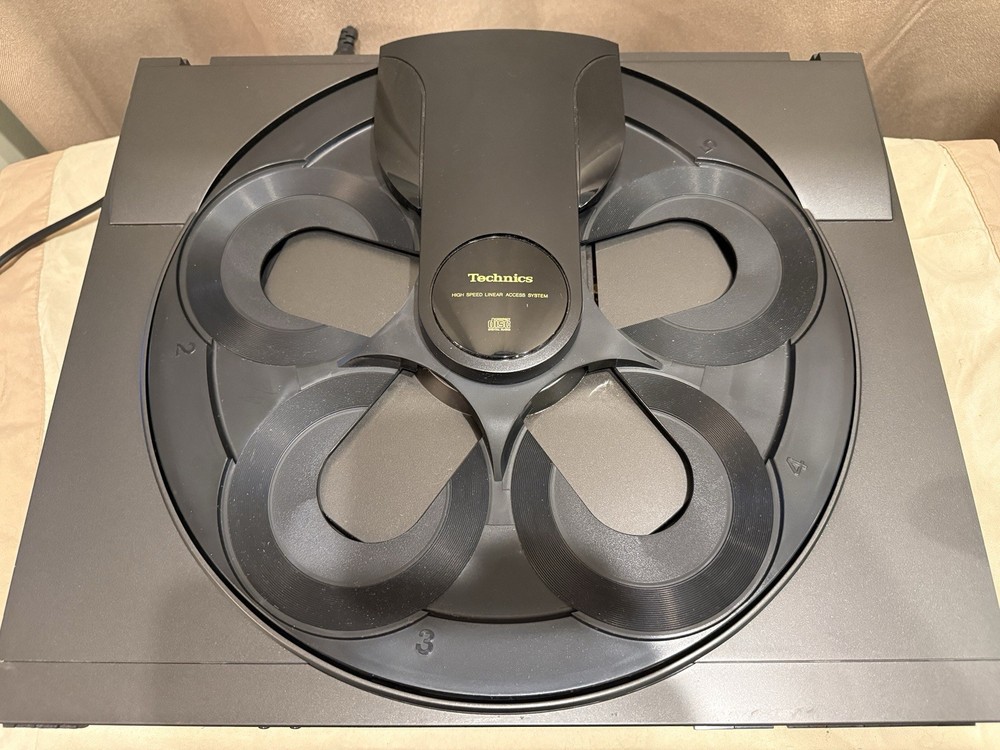 💙Technics SL-PC505 Audio 5 CD Carousel Compact Disc Player~Full Tested