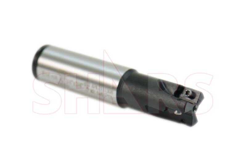 Shars CNC 3/4" 90° 3 FL Indexable End Mill APKT Insert W/Certificate New P[