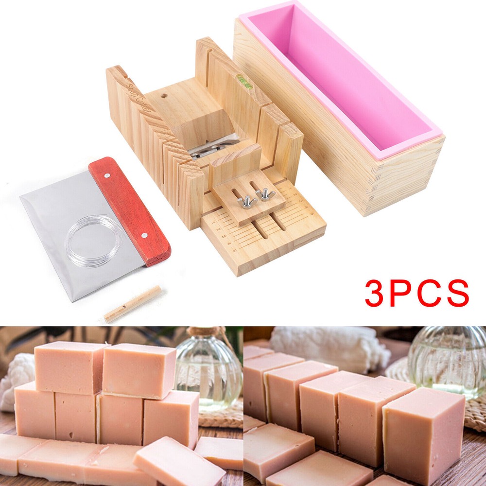 Pro Soap Making Supplies Kit 3Pcs/Set Soap Tools Cakes Mold Handmade DIY Tool US