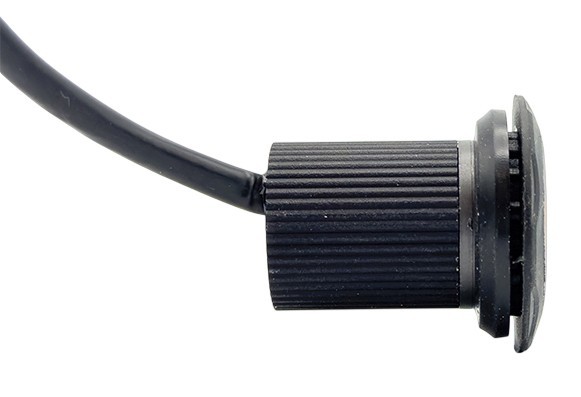 Dual Amber Red LED Round Button Strobe Warning Light Low Profile Flush Fit