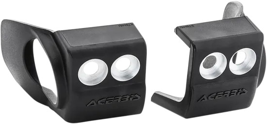 Acerbis Black Fork Shoe Boot Protector Pair Husqvarna FE350W 24