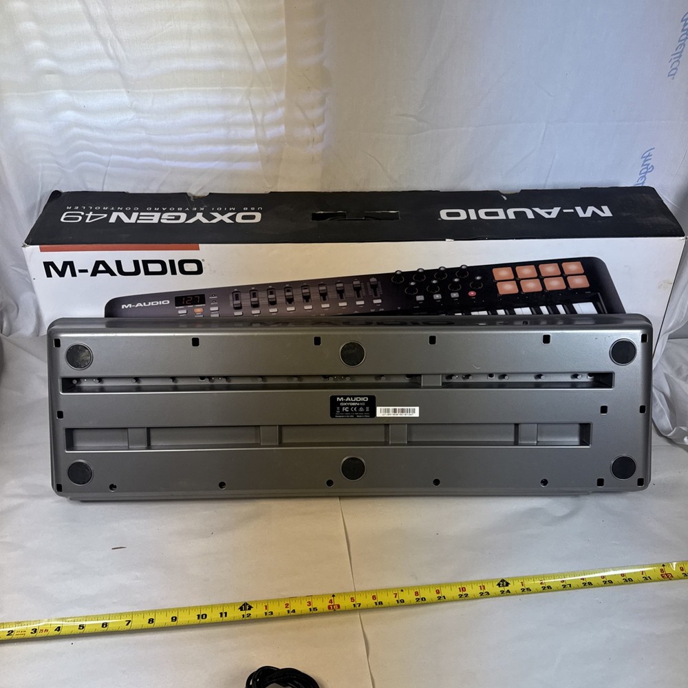 M-Audio Oxygen49 MIDI Keyboard Controller w/ USB Cable Tested Working