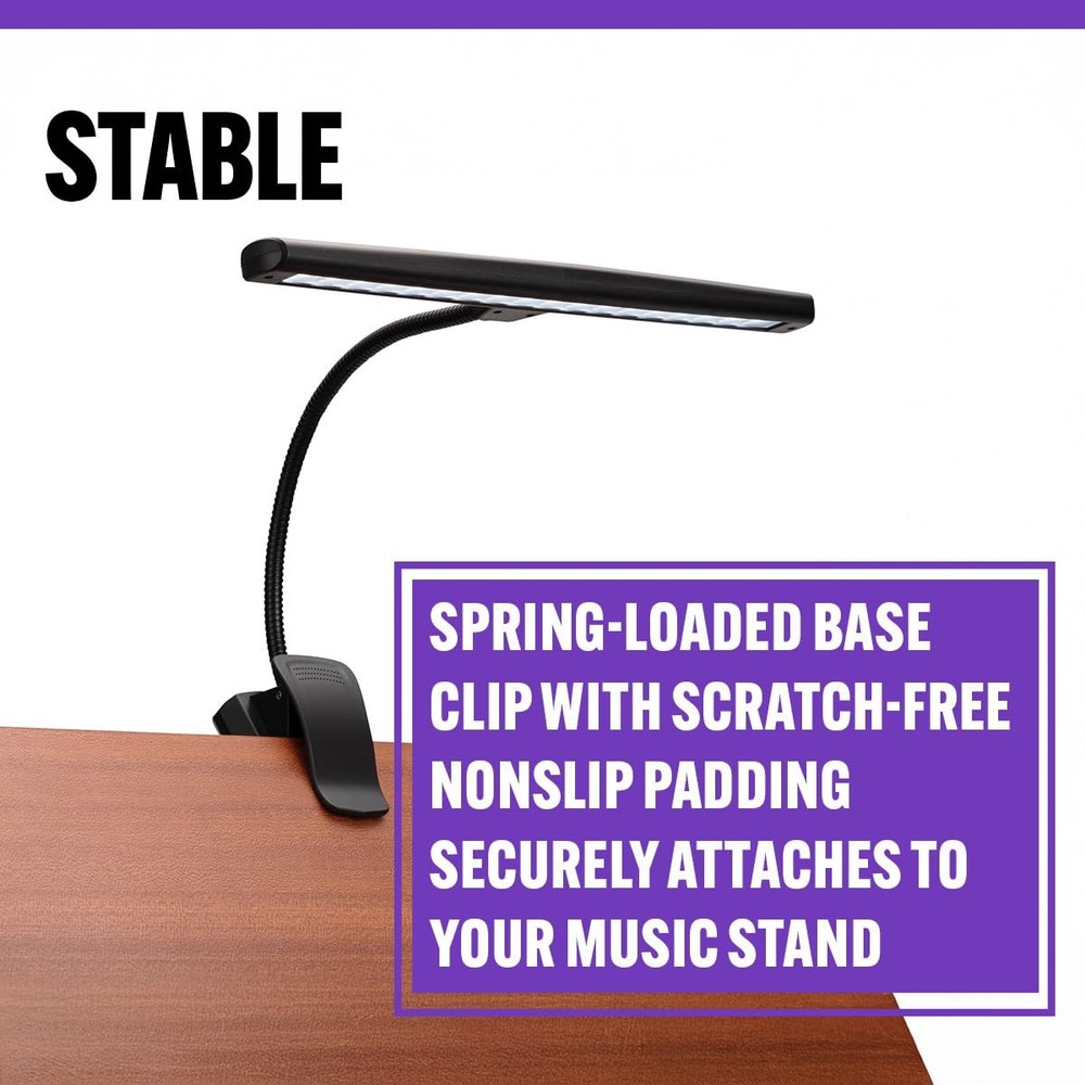 USB Rechargeable LED Orchestra Music Stand Light - On-Stage