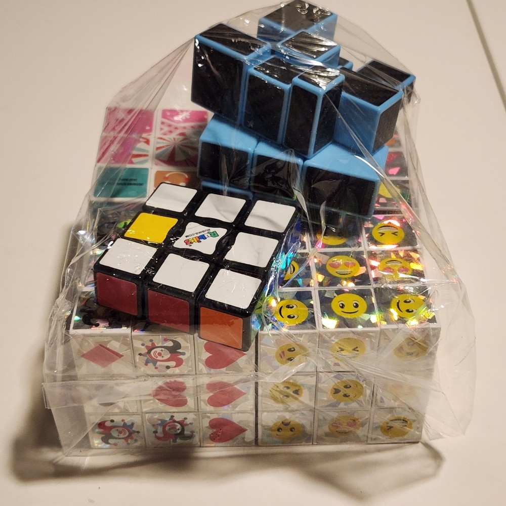 Six Rubiks Cubes - Unique Lot - Read