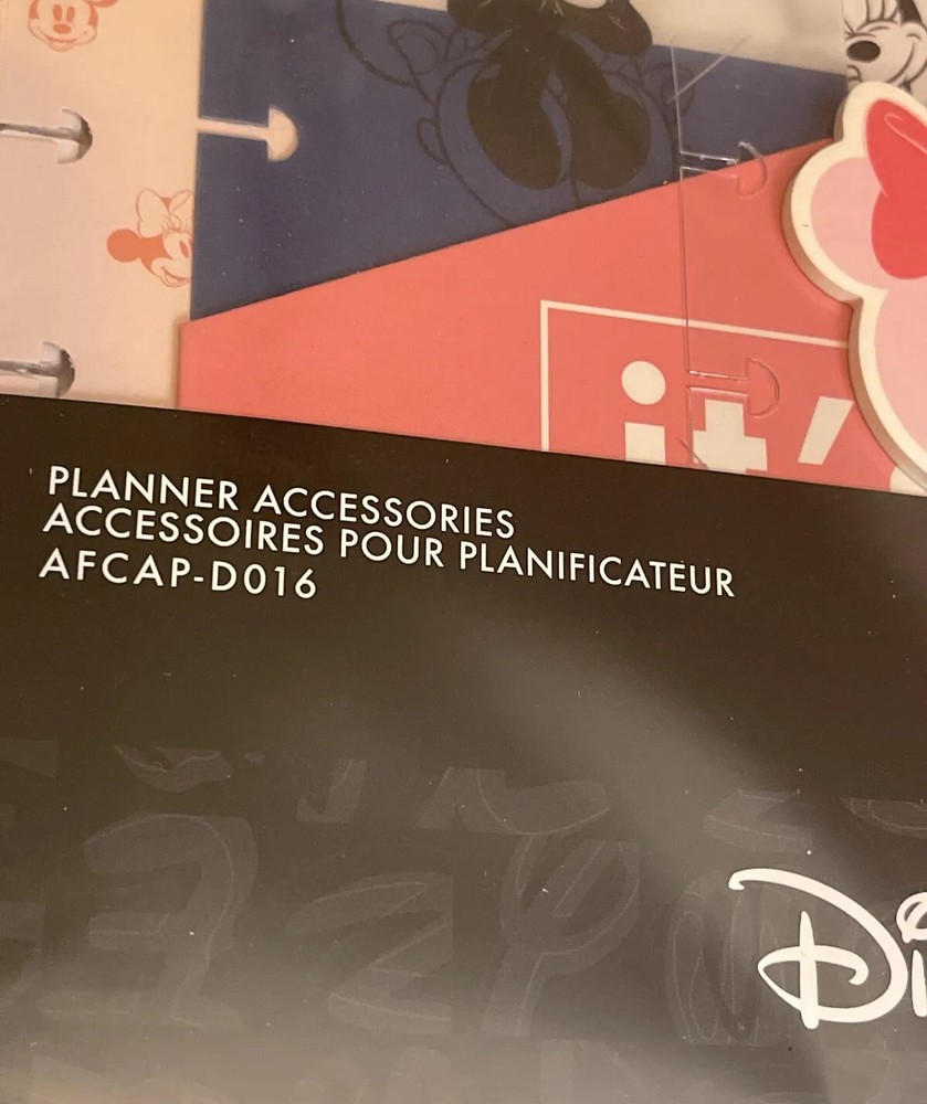 The Happy Planner DISNEY MINNIE MOUSE MAGIC COLORBLOCK Classic Accessory Pack