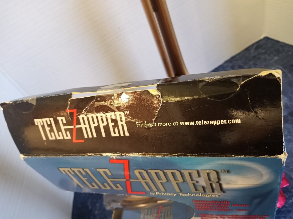 TeleZapper Telephone Telemarketers Blocker by Privacy Technologies NEW