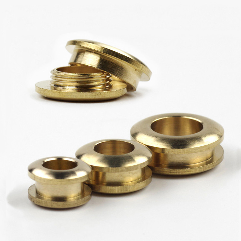 20pcs Solid brass corns repair leather craft hardware with washer screw eyelet
