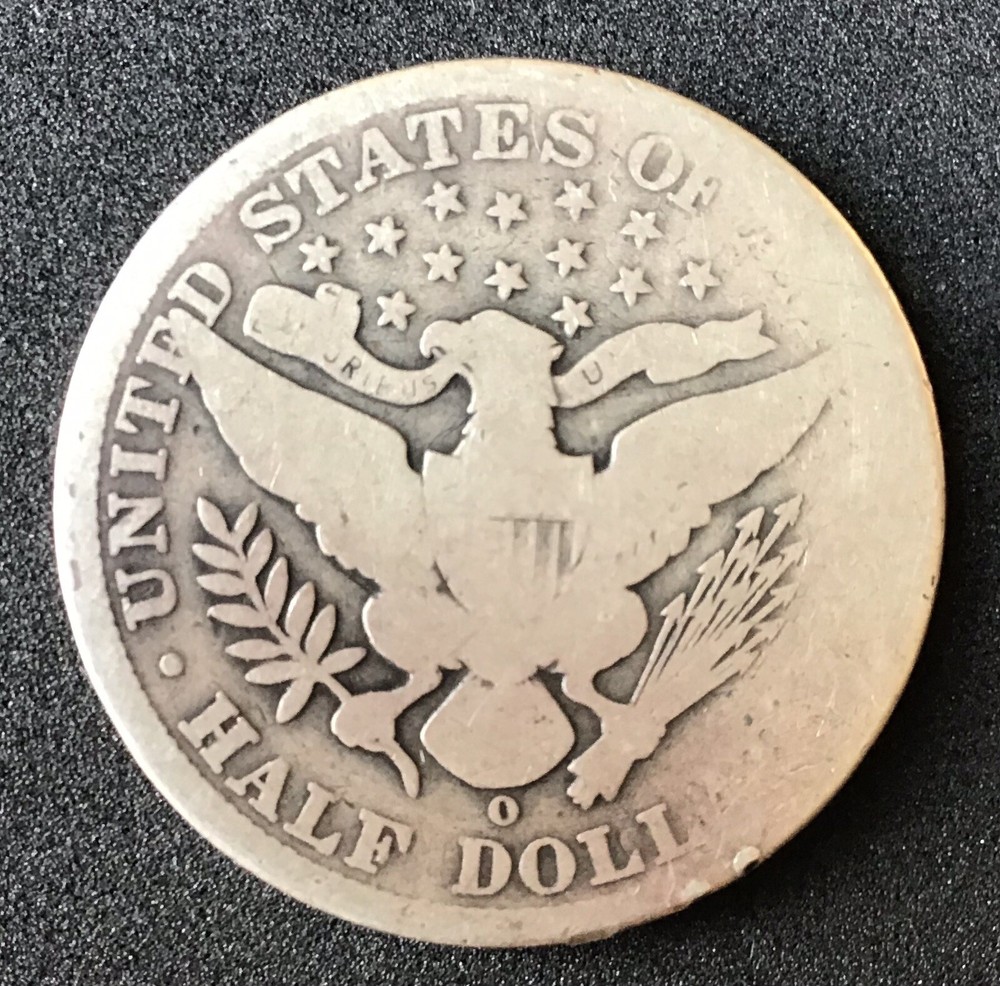 1905-O US Barber Half Dollar Silver Coin (key date)
