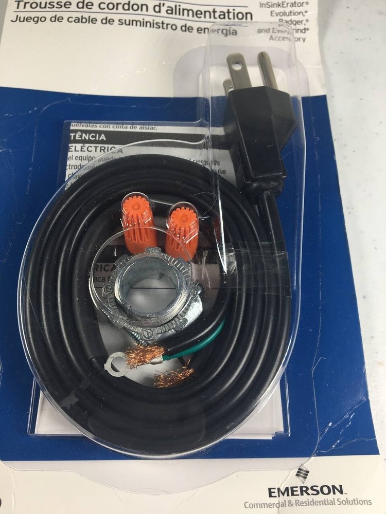 Power Cord Accessory Kit InSinkErator CRD-00 New