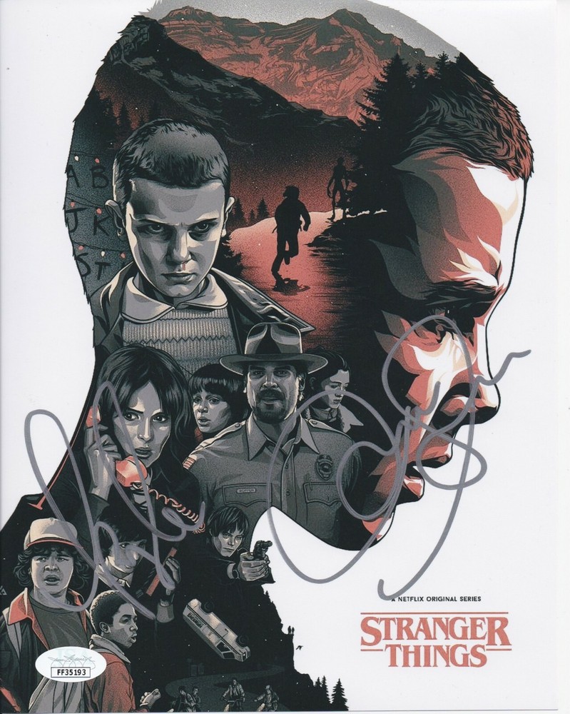 Kyle Dixon & Michael Stein *STRANGER THINGS* Signed 8x10 Photo JSA (PH3997)