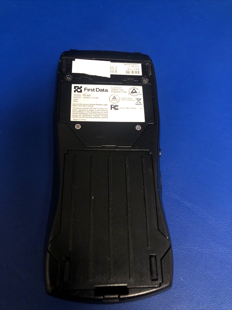 WORKING First Data FD400 Ti Business Card Terminal Reader/ No Supply
