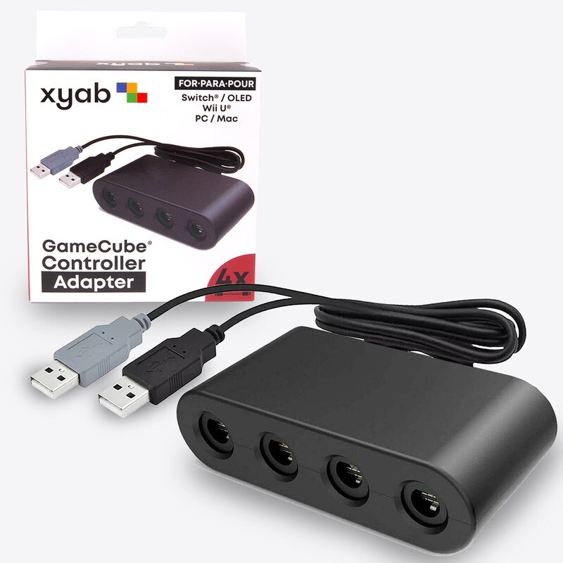 Nintendo GameCube Controller Adapter for Switch, Wii U, PC, or Mac - NEW/Sealed
