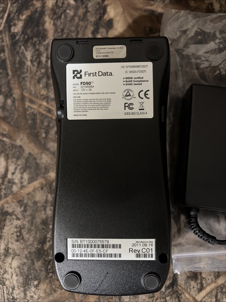 First Data FD150 EMV CTLS Credit Card Terminal