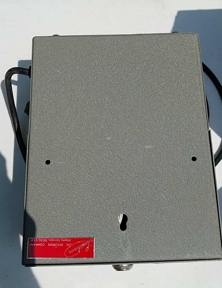 Lathem Time Recorder Clock Vintage