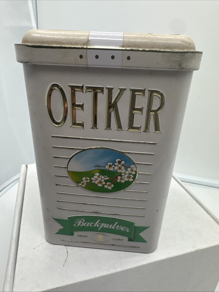 Oetker Backpulver Backing Powder Tin Empty