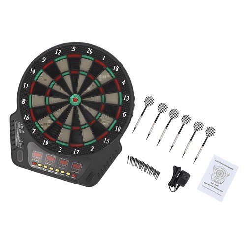 Electronic Dart Board, Round Dart Board & 6 Darts, Innovative Dart Machine