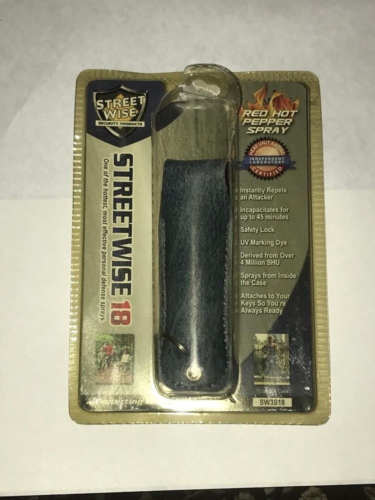 Pepper Spray 1/2 oz in Soft Blue Case Lab Certified 18