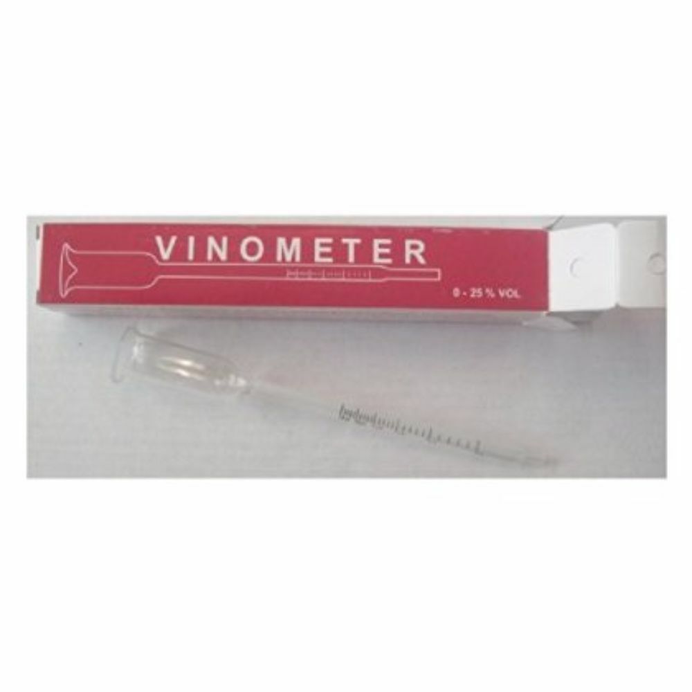 Home Brewing Vinometer 0 25% Vol Glass Vinometer