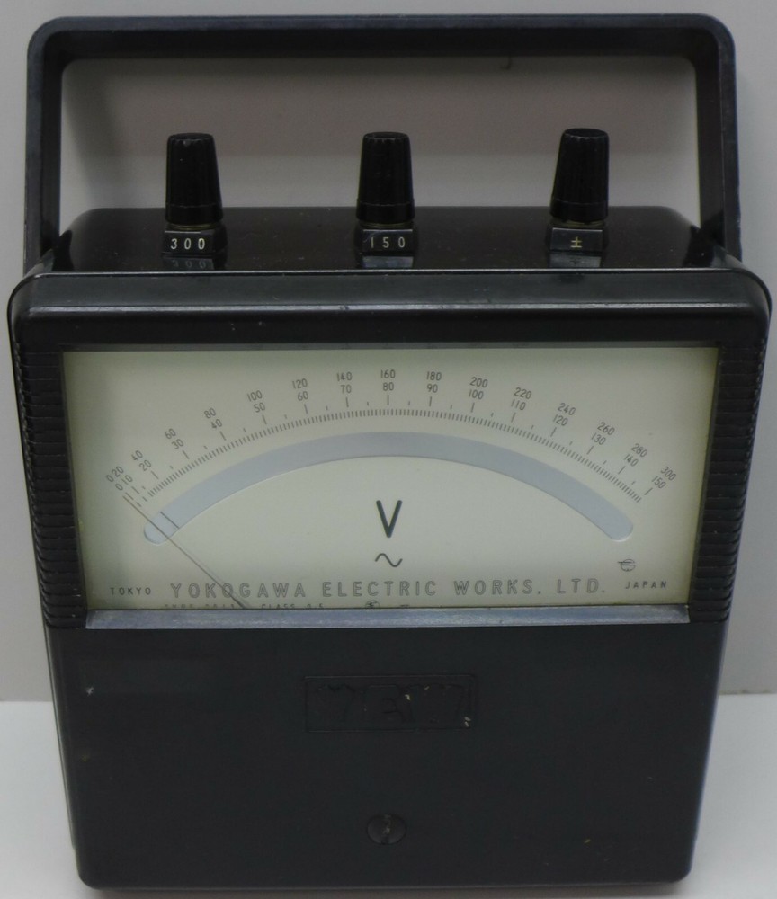 Yokogawa AC Volt Meter Model 2013 #2 Tested and Working