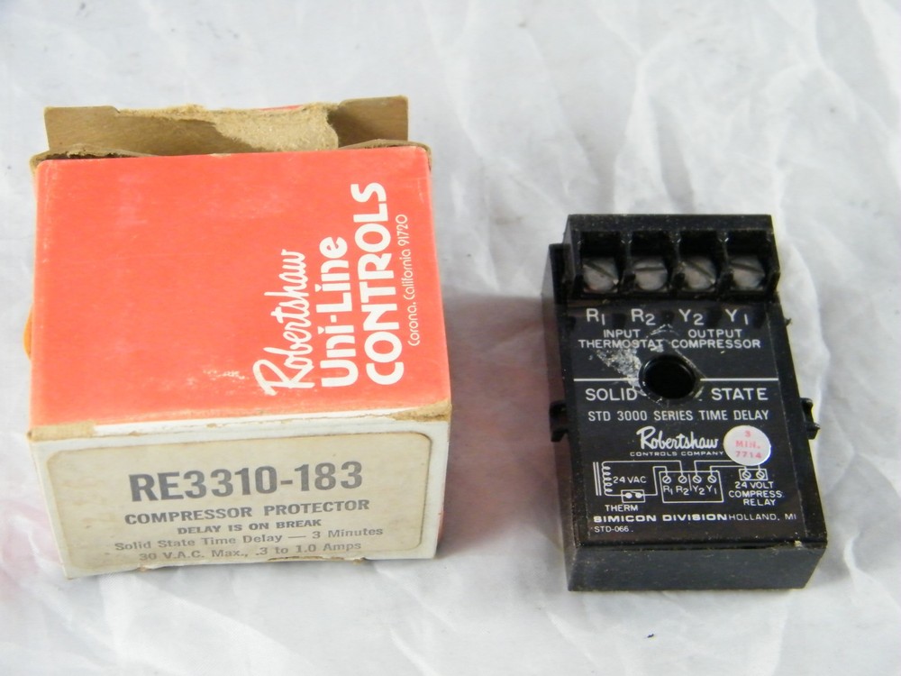 NEW ROBERTSHAW COMPRESSOR PROTECTOR ~  PART # RE3310-183