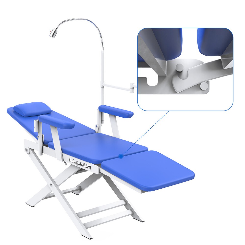 Dental Delivery Unit Air Compressor Scaler Curing Light /Portable Folding Chair