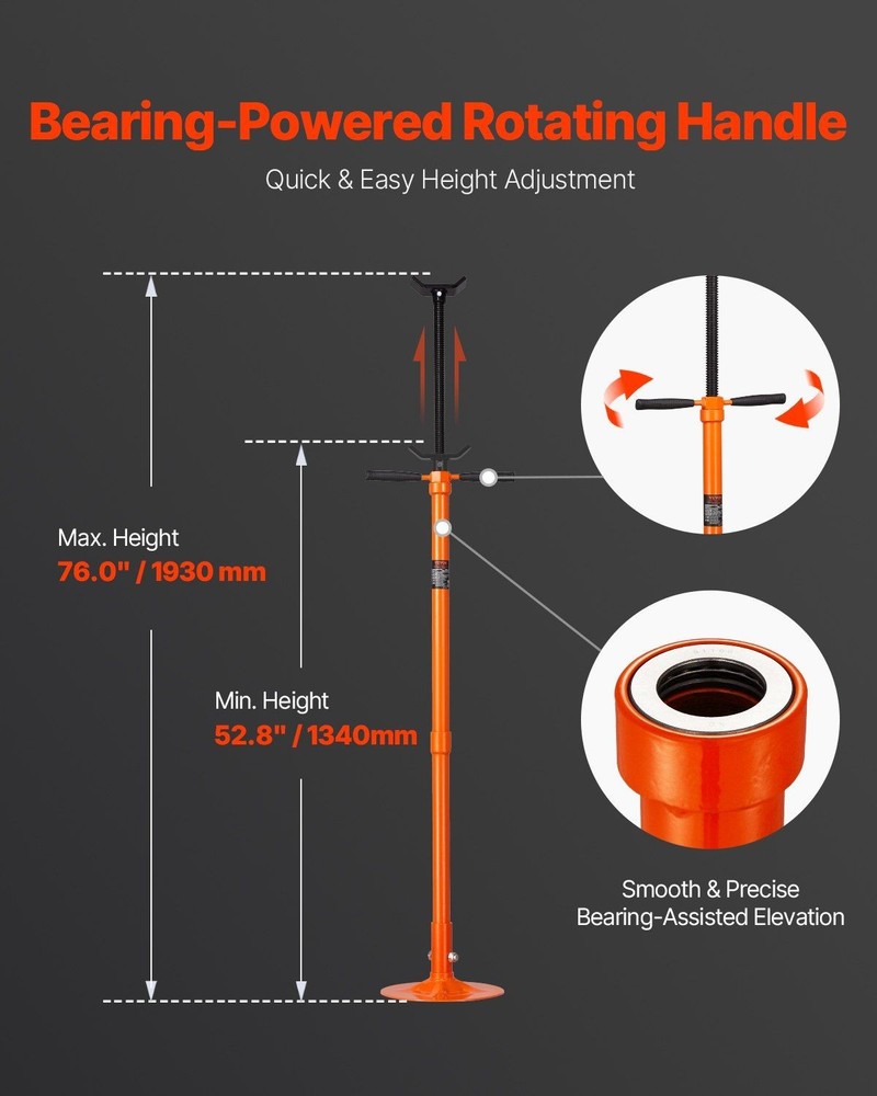 Stable Flat Base Under Hoist Stand for Automotive Use