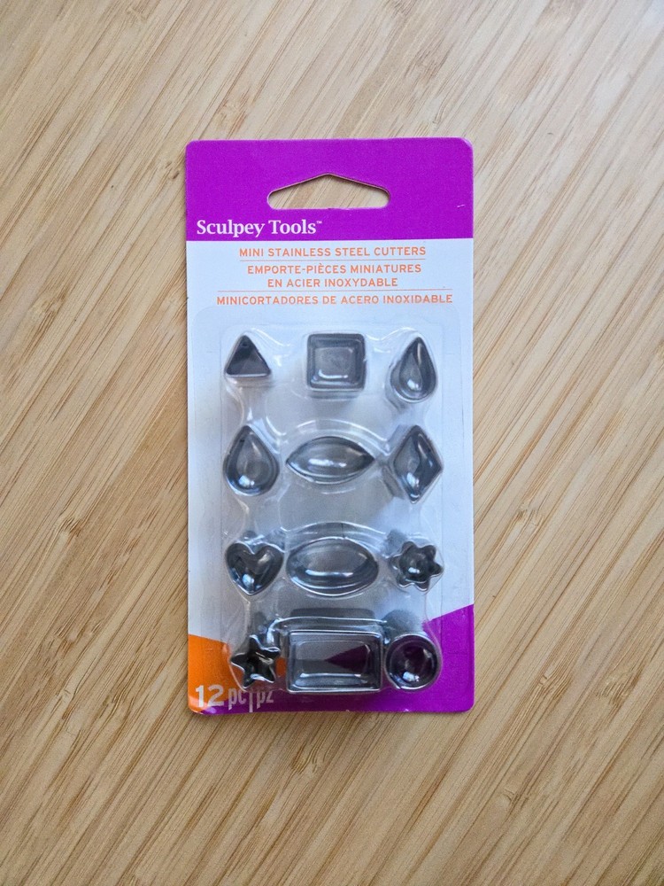 Sculpey Tools Mini Stainless Steel Cutters 12pcs