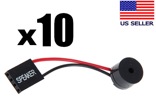 Lot of 10pcs Chassis Case System Speaker 2-Wire 4-Pin