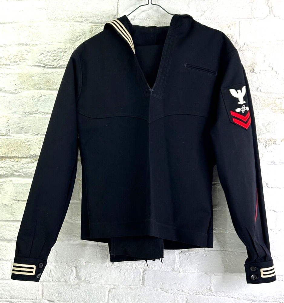 US Navy Aviation Electronics Technician 2nd Class Dress Blue Uniform