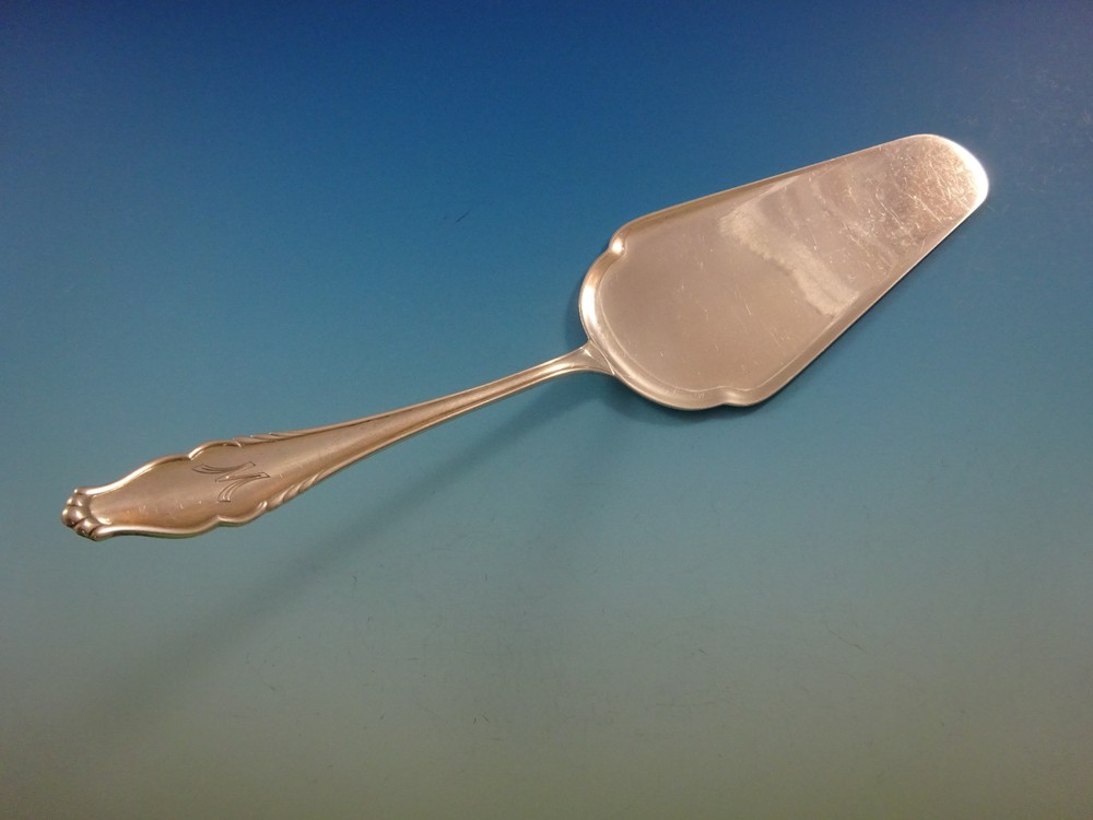 Bremer German 800 Silver Flatware Set For 12 Service 58 Pieces "W" Monogram