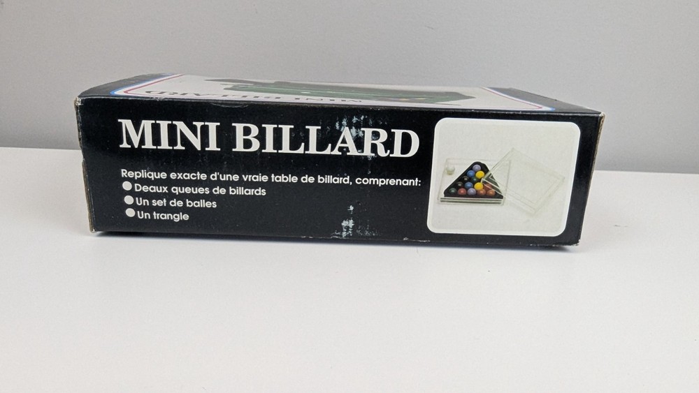 Mini Billard Table Set with Accessories Compact and Portable