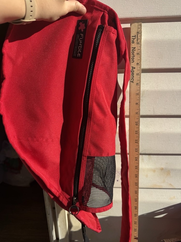 Fundle Pet Sling Bag Carrier RED Size Small