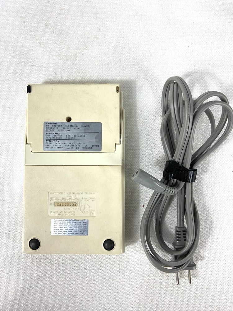 Vintage Sharp Compet VX-1118 Desktop Calculator (WF)