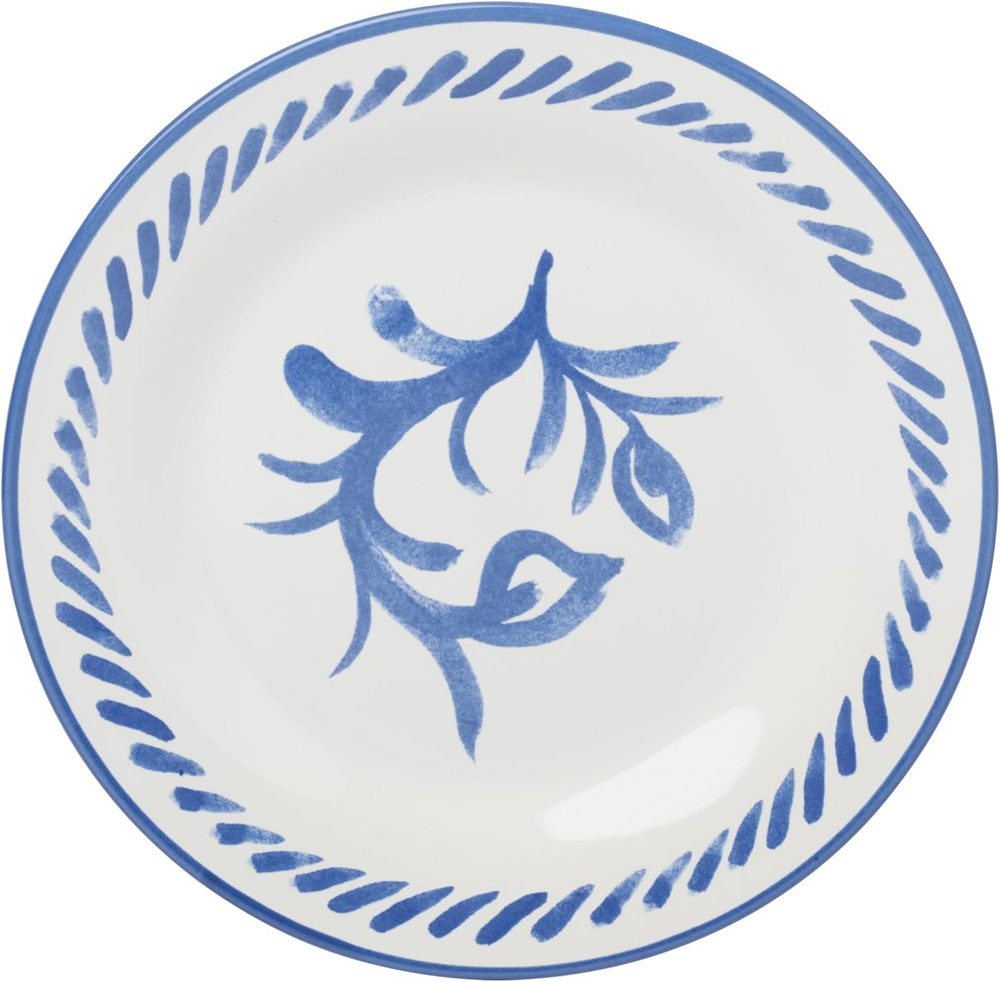 Dinnerware Set, Solear Blue 12-Piece Set, Service for 4, Stoneware Material, Dis