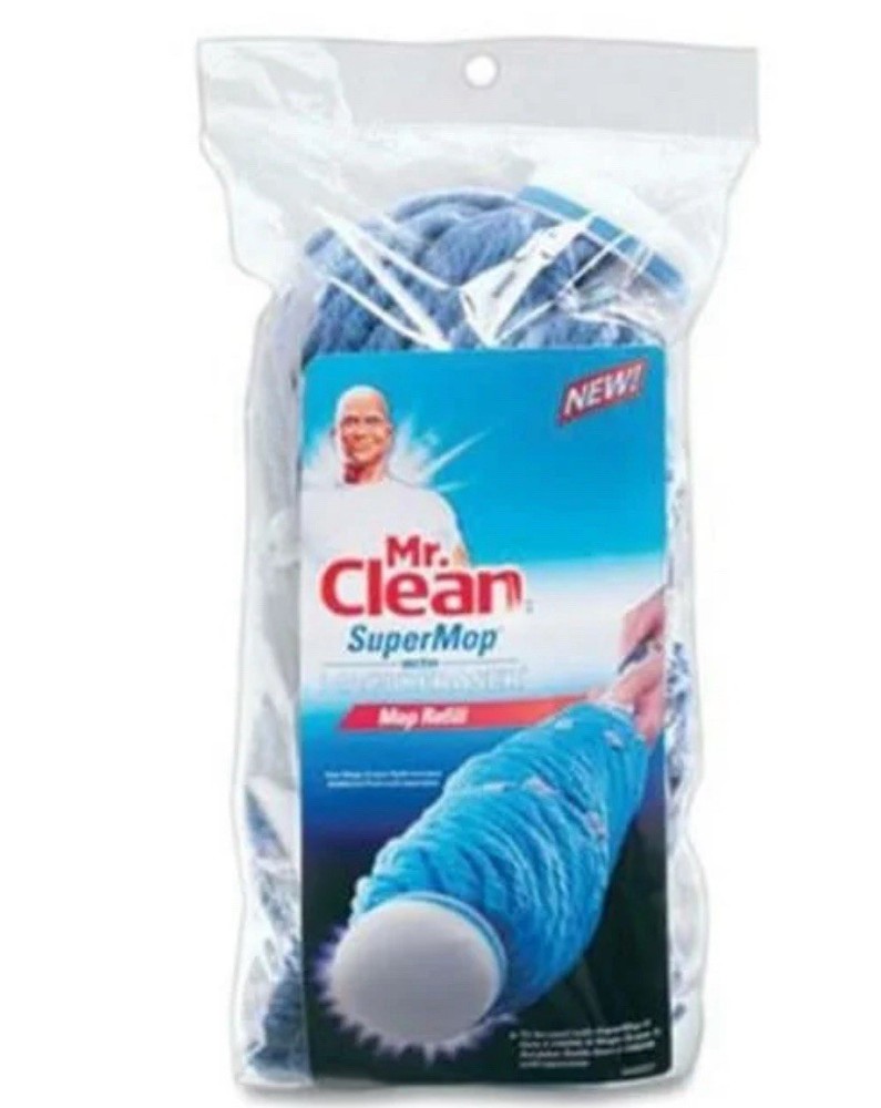 New Mr Clean Super Mop Refill With Magic Eraser  446996/446249