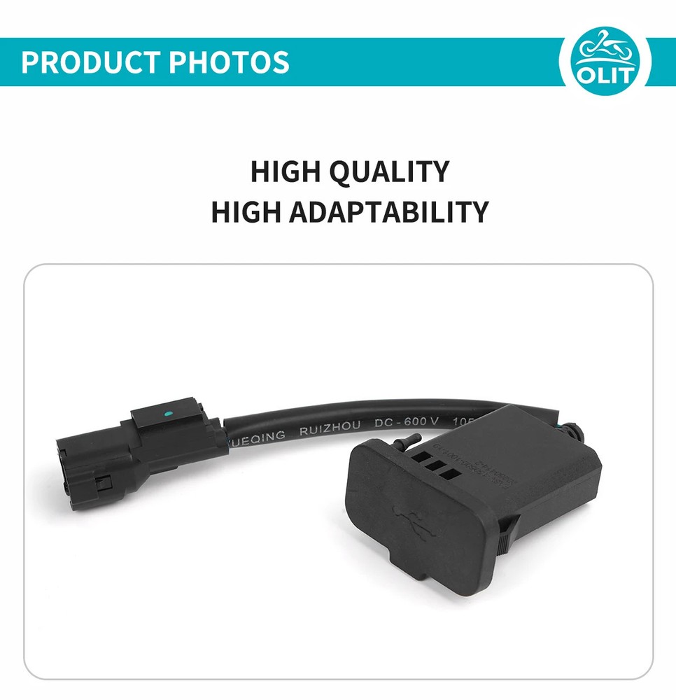 USB Output Socket Power Output Socket Charger Port For CFMOTO 450MT 450CLC