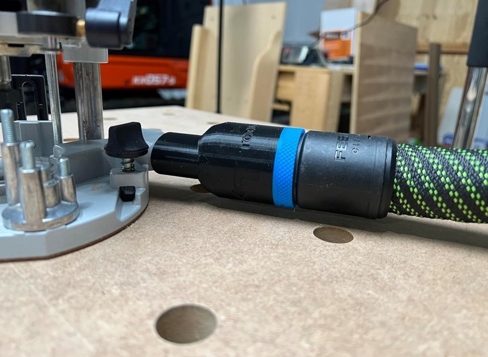 27mm Hose Adapter Compatible with Festool 1010 Router