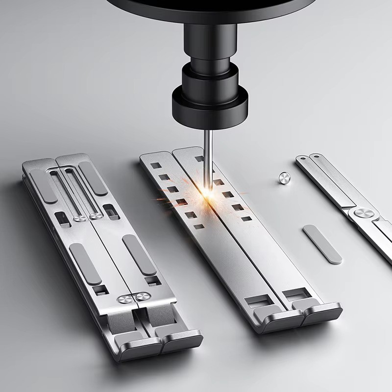 Metal Portable Foldable Laptop Stand Adjustable Notebook Holder Aluminum Support