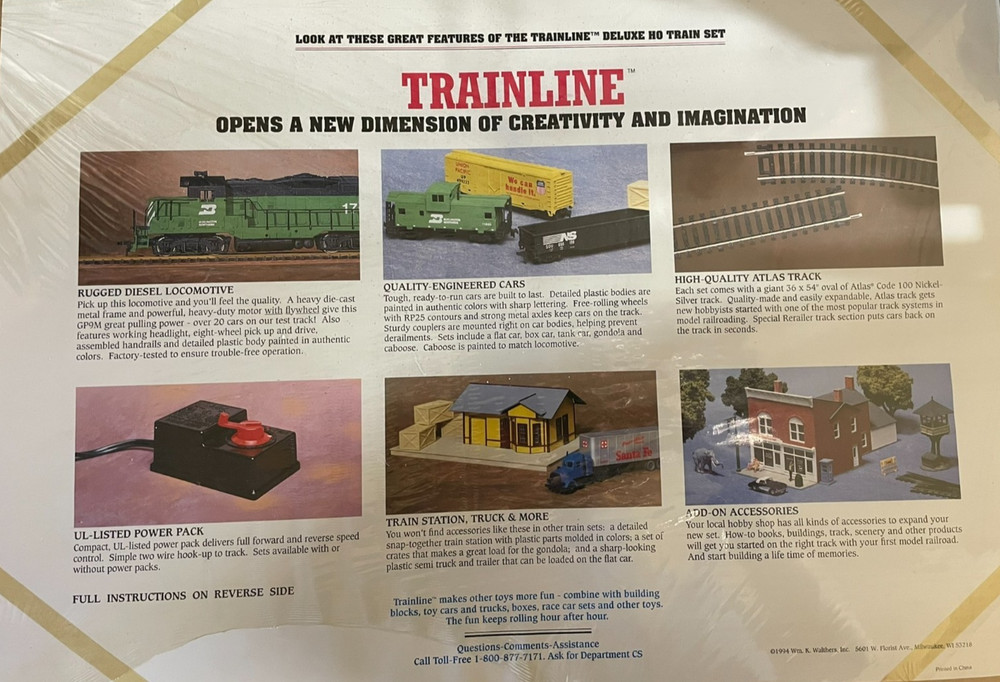 WALTHERS HO - Good's Store - 40th Anniversary Train Set - Conrail
