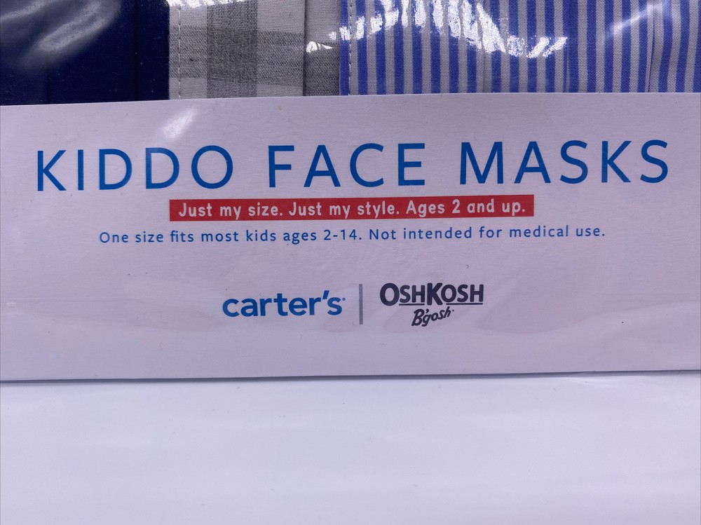 3pack KIDDO FACE MASKS- A1