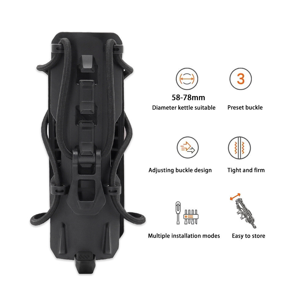 Motorcycle Cup Holder Adjustable Protective Bumper 25MM Mount Drink Water Bottle