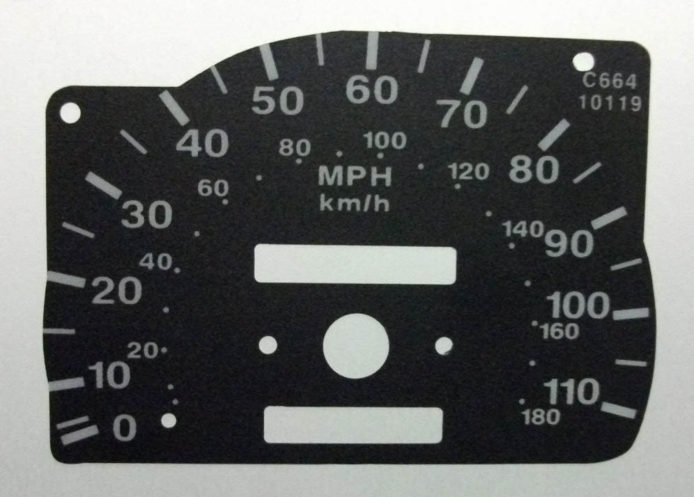 Lockwood Isuzu Wizzard BLACK Dial Conversion Kit C664